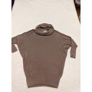 Size S Between Me and You Women Beige Lightweight Pullover Sweater 3/4 Sleeve